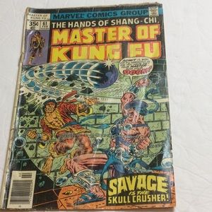 Marvel master of king fu comic book